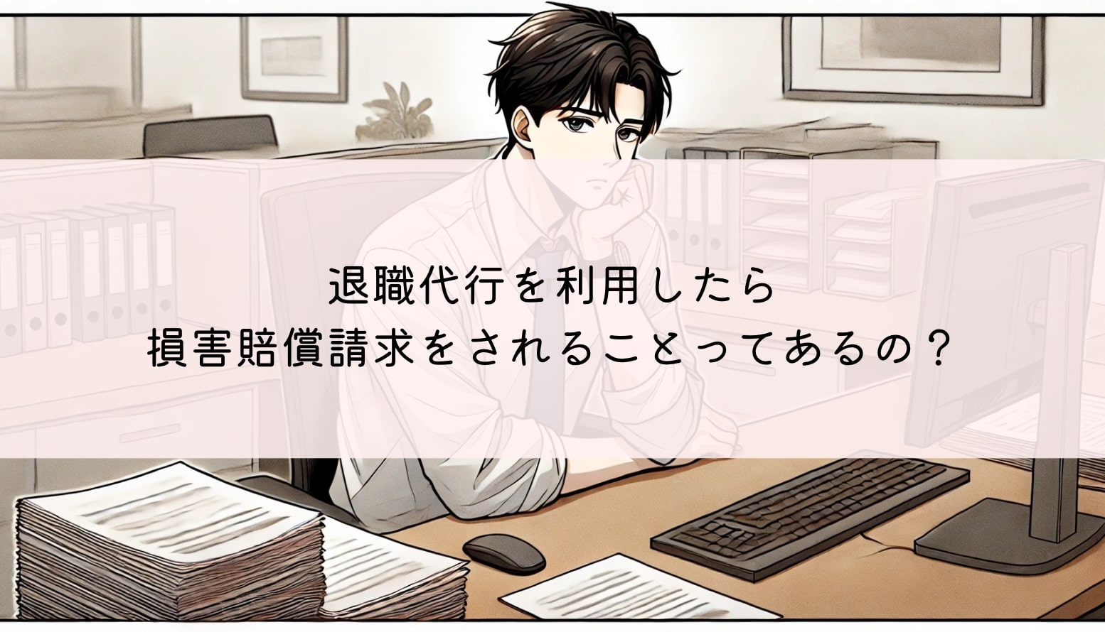 退職代行で損害賠償の心配なし！安心して退職を依頼できる理由